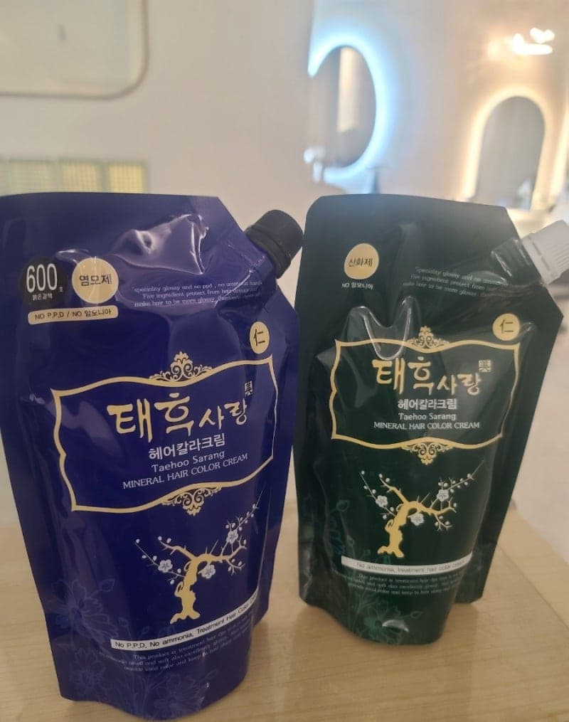 태후사랑에서 알러지 염색 후 스파모공청소로 두피관리 끝! 1